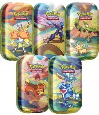 Ilustracja Pokemon TCG: Vibrant Paldea - Mini Tin Display (5 szt.)